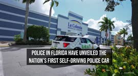 U.S. Police unveil futuristic 'Robocop' vehicle that drives itself and launches crime-fighting drone