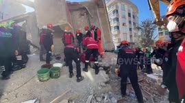 Türkiye: Rescue operations underway for 5 feared trapped following seven-story building collapse in Türkiye