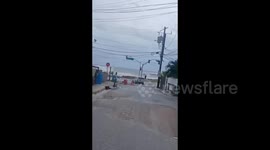 Jamaica: Hurricane Melissa Causes High Waves in Bull Bay