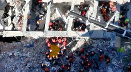 Body of child recovered from rubble of collapsed building in Türkiye