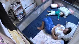 Mother and Baby Caught in Magnitude 6.7 Earthquake