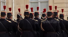 Macron meets Bosnia and Herzegovina Presidential Council members in Paris