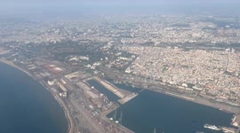 Aerial Journey to Chennai: Experience the Thrill of Landing from the Sea