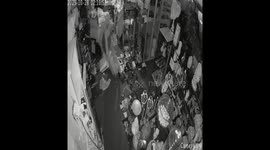 Clumsy Crook: Burglar's Hilarious Fall During Antiques Heist in Barnsley