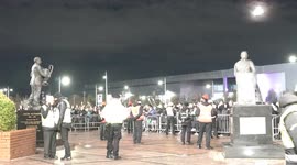 thousands of celtic fans sing sack the board ahead of the first martin o neil game