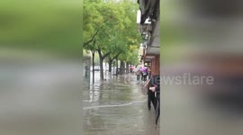 Spain: Sevilla Drowns In Record-Breaking Storm As Streets Turn Into Rivers