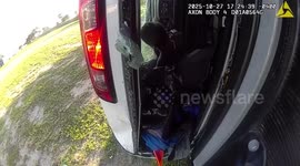US: Driver Escapes Flipped Truck Before Arrest In St. Lucie