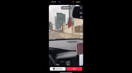 Girl gets the shock of her life while driving home and seeing a man passed out with his pants down
