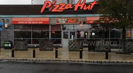 One of the many closed Pizza Hut Restaurants after the company went into administration, this one was located in Greenwich