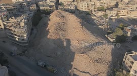 Buried Memories: Damascus neighborhood turns into mountain of war debris
