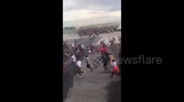 Tanzania: Footage has been released showing protesters entering an airport in Tanzania