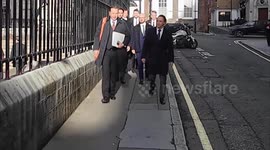 F1 driver Felipe Massa arrives at London court over ‘Crashgate’ lawsuit