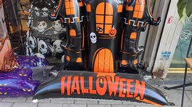 Tehran shops decorated to celebrate Halloween