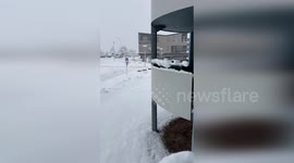 Reykjavik Transforms Into Winter Wonderland As Season’s First Snow Falls