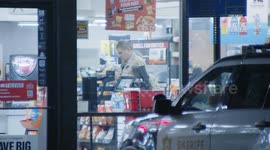 US, Los Angeles: Pico Rivera Gas Station Robbery