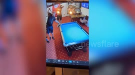 Pub landlord goes viral with 'greatest ever' pool shot