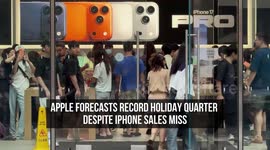 Apple Forecasts Record Holiday Quarter Despite iPhone Sales Miss