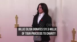 Billie Eilish donates $11.5 million of tour proceeds to charity