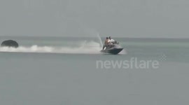 High Speed Jet Ski Tube Crash