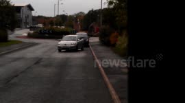How NOT to park a car (Speeded up)