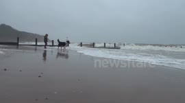 A wet windy October day in Devon!