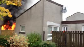 House fire at 134 Glasgow Rd Bathgate West Lothian Scotland - Address confirmed !
