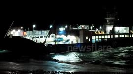 PlymouthTorpoint ferry still working in a gale force