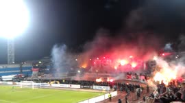 Shinnik-Spartak 0-1 (30.10.2013). Fire Show.