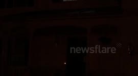 Zombie silhouette window