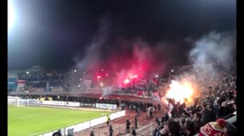 Spartak Moscow fans clash with police