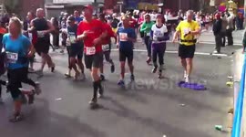 Jesus Running The NYC ING Marathon 2013