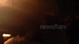 In the thick of it at the Ottery Tar Barrels