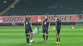 Sweden Training and Ibrahimovic presser ahead of portugal