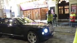 Crowed Shouts Out To Prince Charles asking how the Baby is.