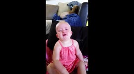 Toddler stops crying IMMEDIATELY when offered cookie