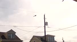 Blackhawk Helicopter flyover