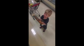 'All he wanted was his cracker barrel cheese!' Canadian kid has epic tantrum at supermarket