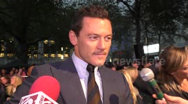 Luke Evans interview with Bang Showbiz at World Premiere of The Girl on the Train at Odeon Cinema, London Leicester Square