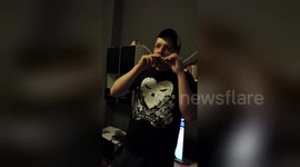 Newsflare Edit - Möhre - the famous german harmonica player! LIVE concert!