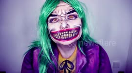 DK Makeup: Old school Joker makeup tutorial | Suicide Squad
