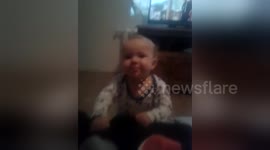 Newsflare Edit -  boo Boo baby playing