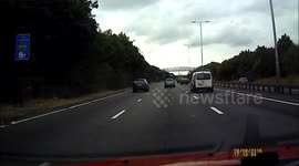 Crazy BMW driver A406 LONDON