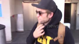 Robert Pattinson and FKA Twigs spotted at LAX Airport in Los Angeles