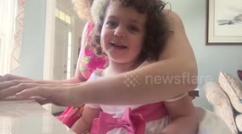 Amazing 3 year old singer! What a voice!