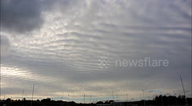 Altostratus Undulatus Clouds Time Lapse