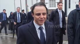 Felipe Massa arrives at High Court in London for case against Formula One