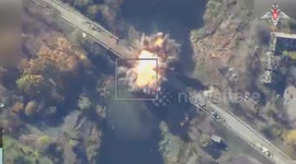 Russian military destroys bridge in Ukraine's Dnipropetrovsk region