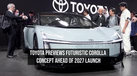 Toyota Previews Futuristic Corolla Concept Ahead of 2027 Launch