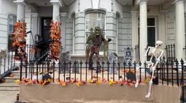 Notting Hill homes transform into spectacular spooky canvases for Halloween