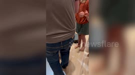 Toddler sneaks scissors into her room and hacks her own hair